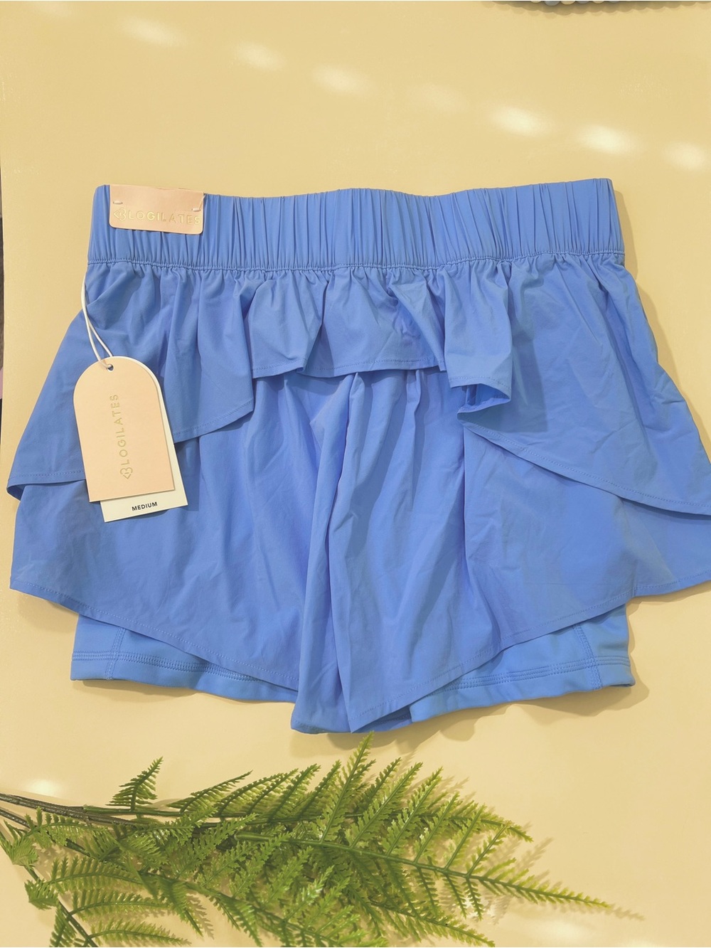 Blogilates Ruffle Athletic Shorts – Size M NWT